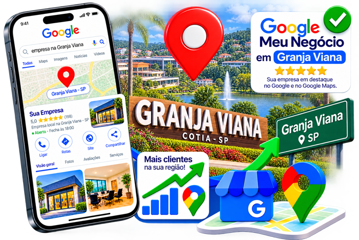 google meu negócio na Granja Viana